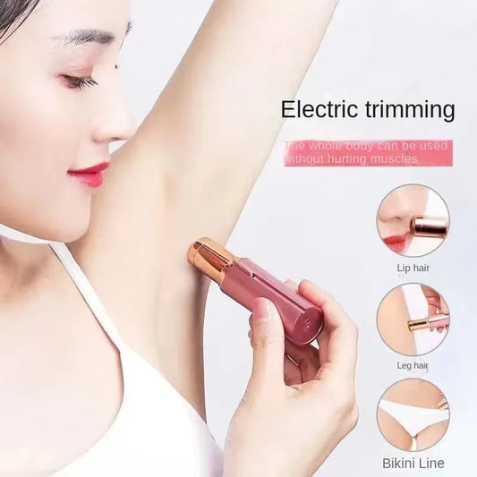 Épilateur électrique Portable en forme de rouge à lèvres pour femmes, indolore et efficace, épilation du visage, appareils de soins personnels à domicile