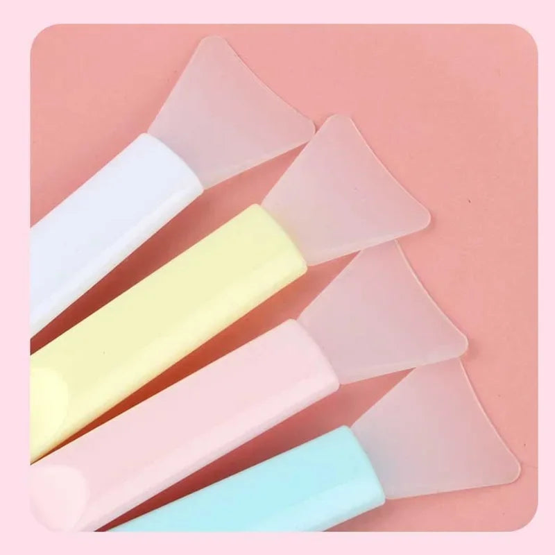 Brosse de maquillage à Double tête souple, brosse pour masque Facial en Silicone, Film de boue, maquillage de beauté, bricolage, brosse pour masque Facial, outils de maquillage