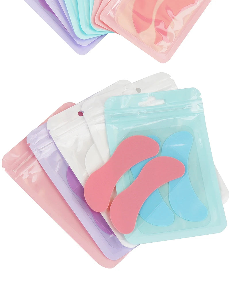 Coussinets pour les yeux en Silicone réutilisables, Patch de Gel sous les yeux, greffage de cils, outils de maquillage de beauté, fournitures d'extension de cils