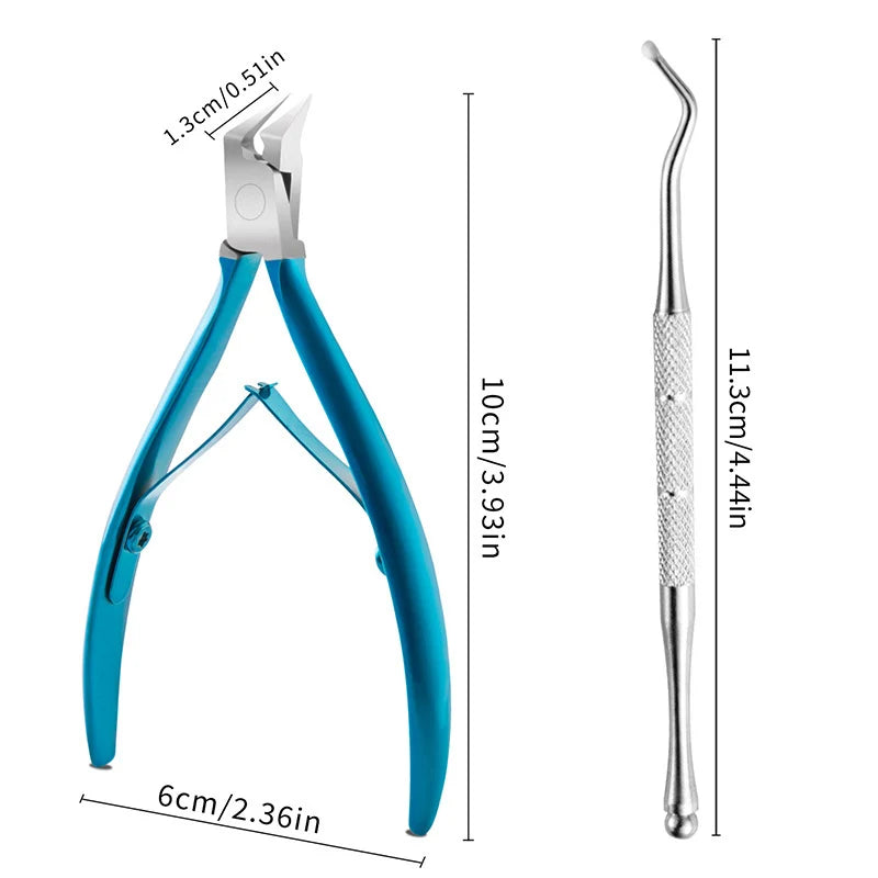 Coupe-ongles pour orteils incarnés ou épais, coupe-ongles professionnel pour podologue, pince à ongles avec Supe en acier inoxydable