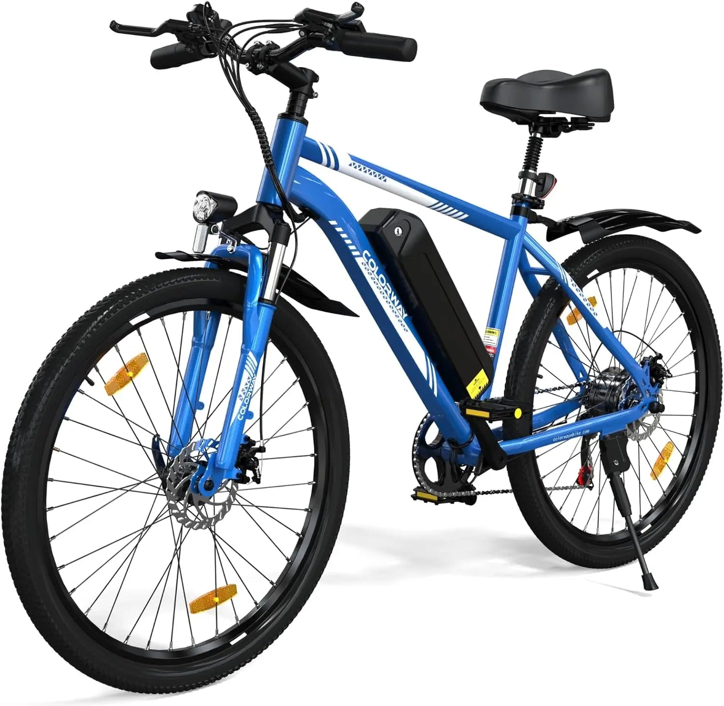 COLORWAY Electric Bike for Adults, 26" Mountain Bike, Electric Bicycle Commute E-bike with 36V 15Ah Removable Battery