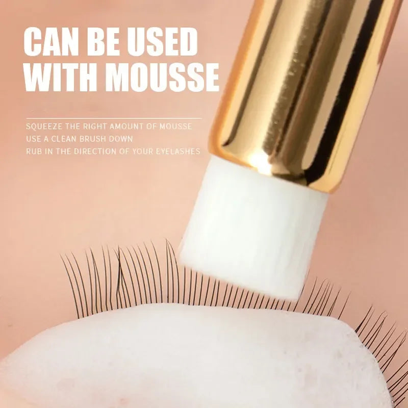Brosse de nettoyage des cils, brosse de shampoing pour Extensions de cils, dissolvant de points noirs, outils de maquillage