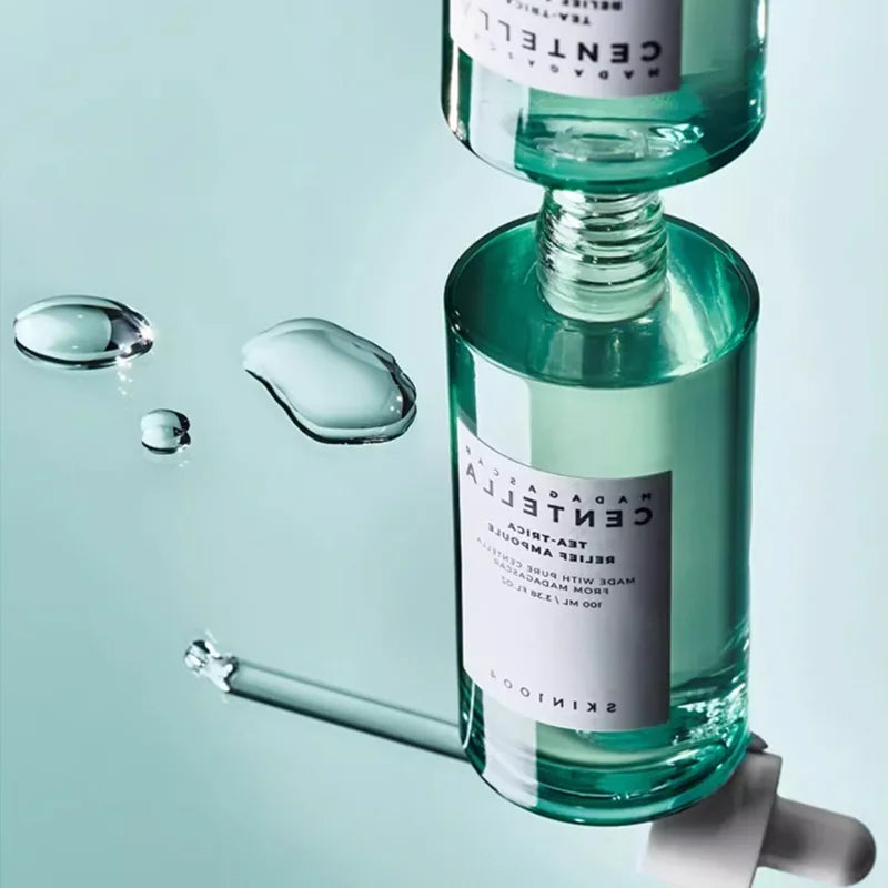 Centella Ampoule Essence Brightening Calming and Repairing Pores Smoothing Facial Moisturize Serum Daily Skin Care Products