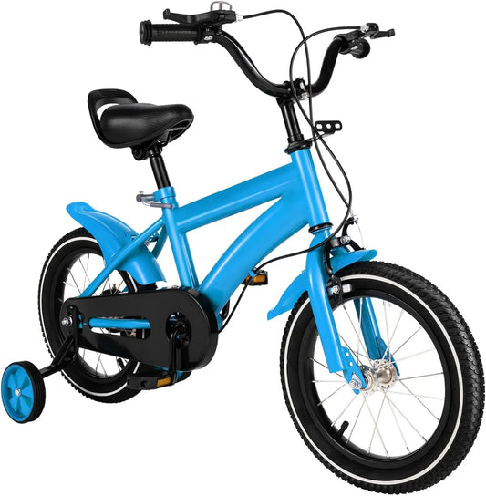 Vélo pour enfants 14 pouces vélo garçons filles vélo pour enfants âgés de 3 à 6 ans stabilisateurs réglage de la hauteur