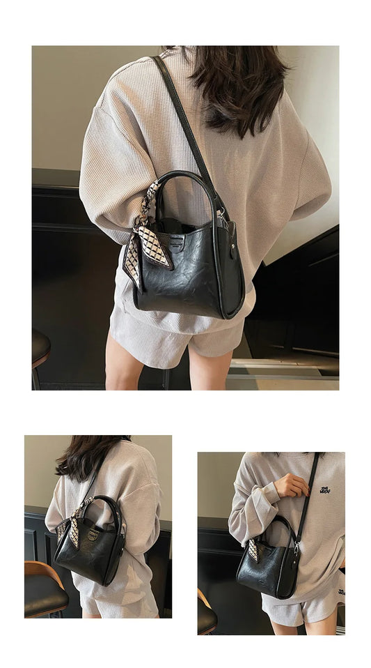 2025 printemps/été Style populaire, luxe léger pour femmes Texture haut de gamme-sac à bandoulière seau riche-mode tendance