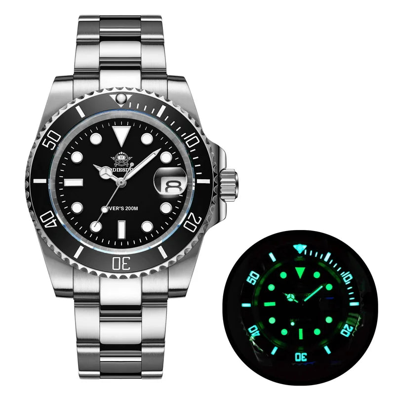 ADDIESDIVE-Montre de plongée à quartz pour homme, affaires européennes et américaines, loisirs, 200m C3, sport super Shoous, luxe Reloj zones bre