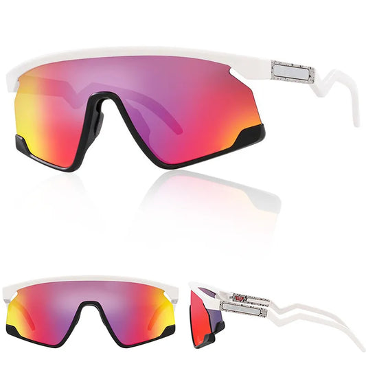 Lunettes de soleil surdimensionnées pour hommes, Design de marque, demi-monture, mode UV400, carrées, accessoires de conduite