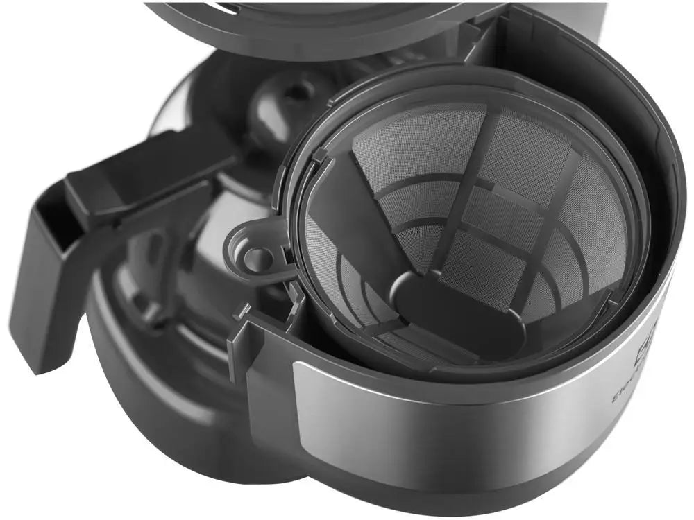 Transporteur de cafetière électrique, efficace, noir et gris granit, 220V, 15 cafés, ECM10
