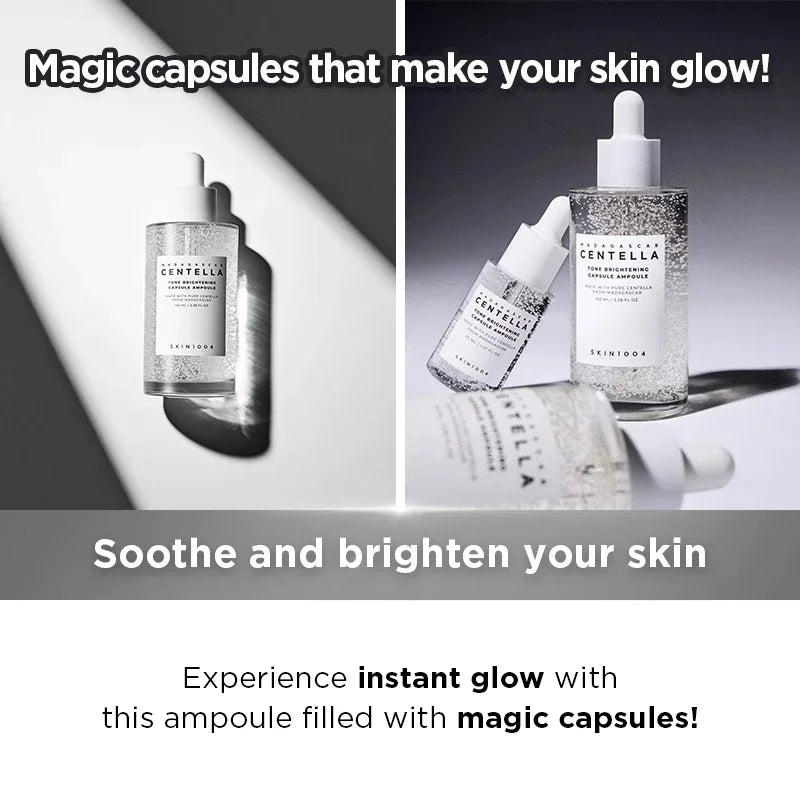 Centella Ampoule Essence Brightening Calming and Repairing Pores Smoothing Facial Moisturize Serum Daily Skin Care Products