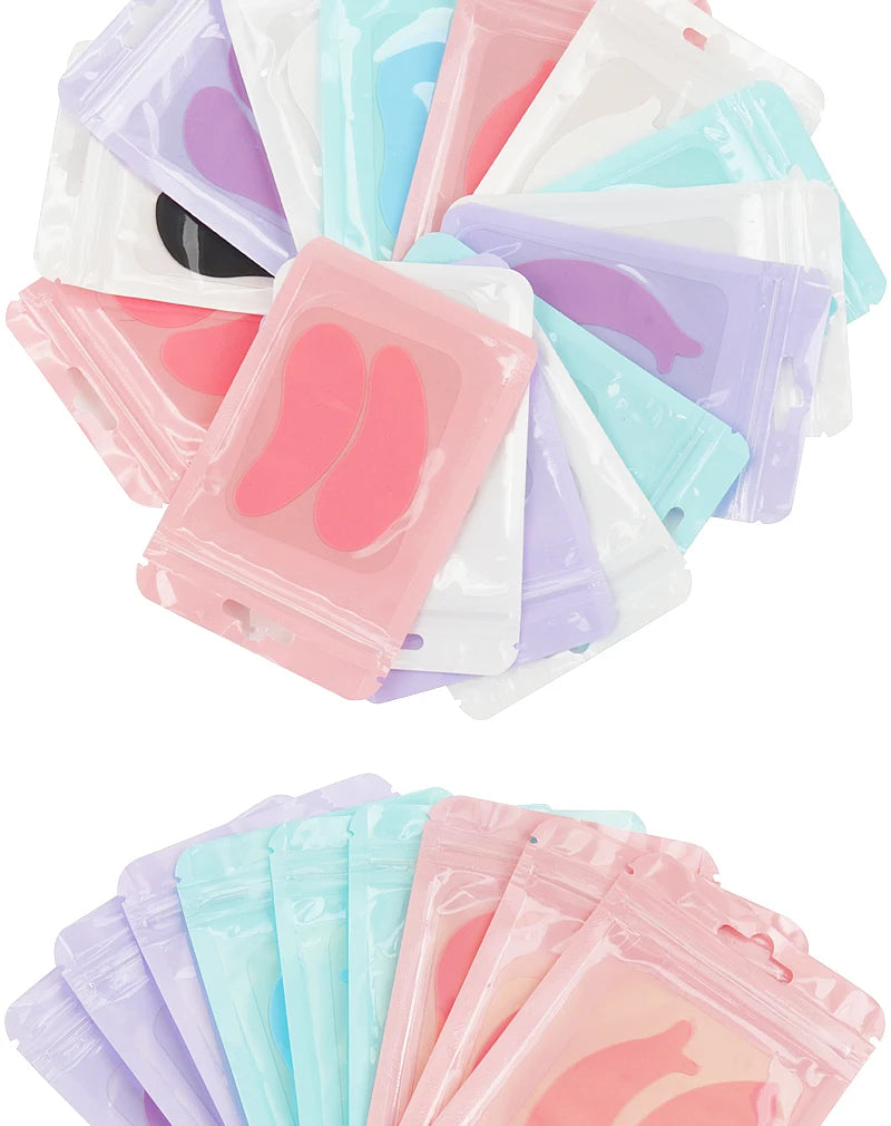 Coussinets pour les yeux en Silicone réutilisables, Patch de Gel sous les yeux, greffage de cils, outils de maquillage de beauté, fournitures d'extension de cils