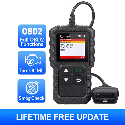 LAUNCH X431 CR3001 outils de Diagnostic OBD2 complets pour voiture lecteur de Code professionnel automobile Scanner vérifier le moteur mise à jour gratuite pk ELM32