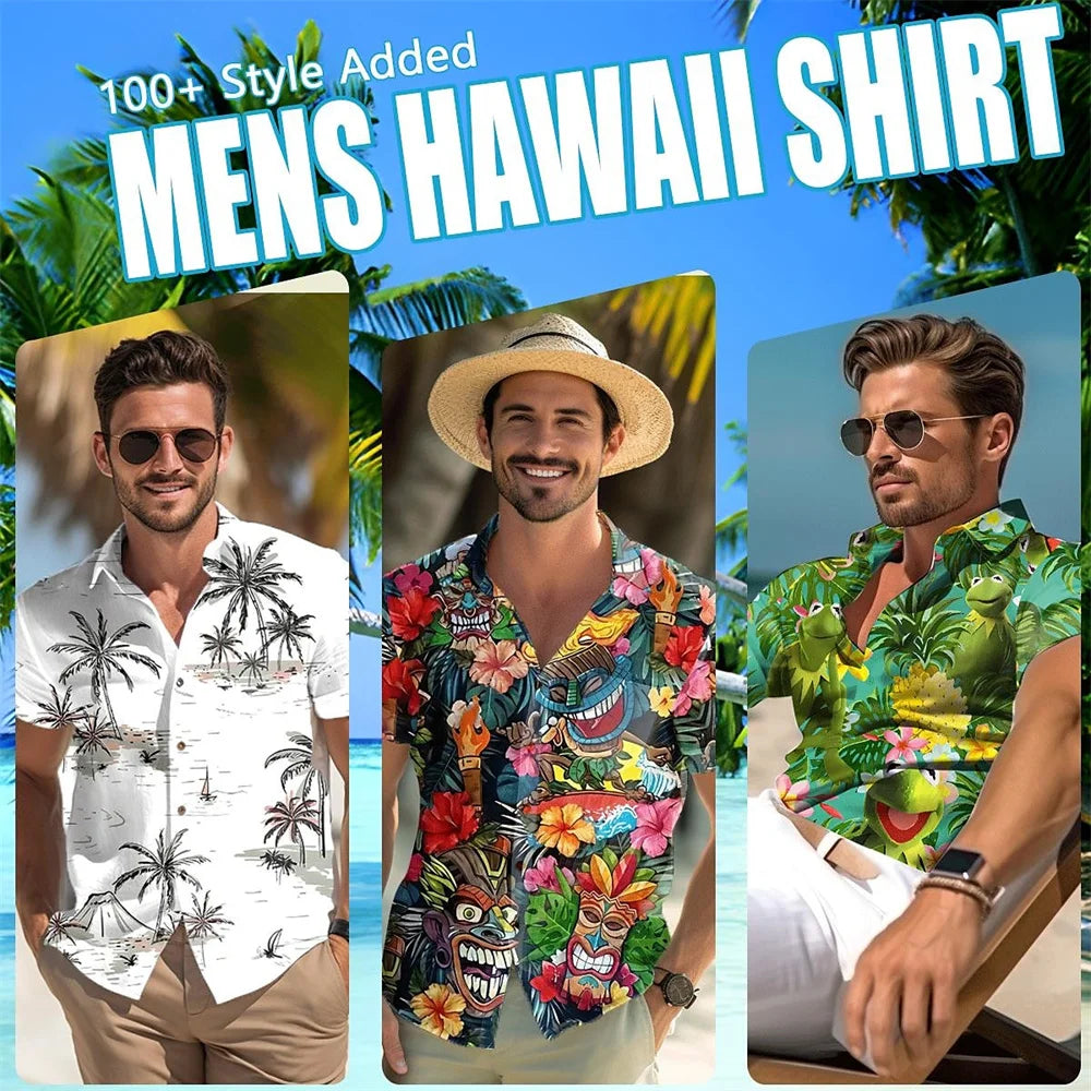 Chemise Vintage pour hommes, imprimé lutte mexicaine en 3d, vêtements pour hommes de haute qualité, ample et surdimensionné, mode décontractée, manches courtes