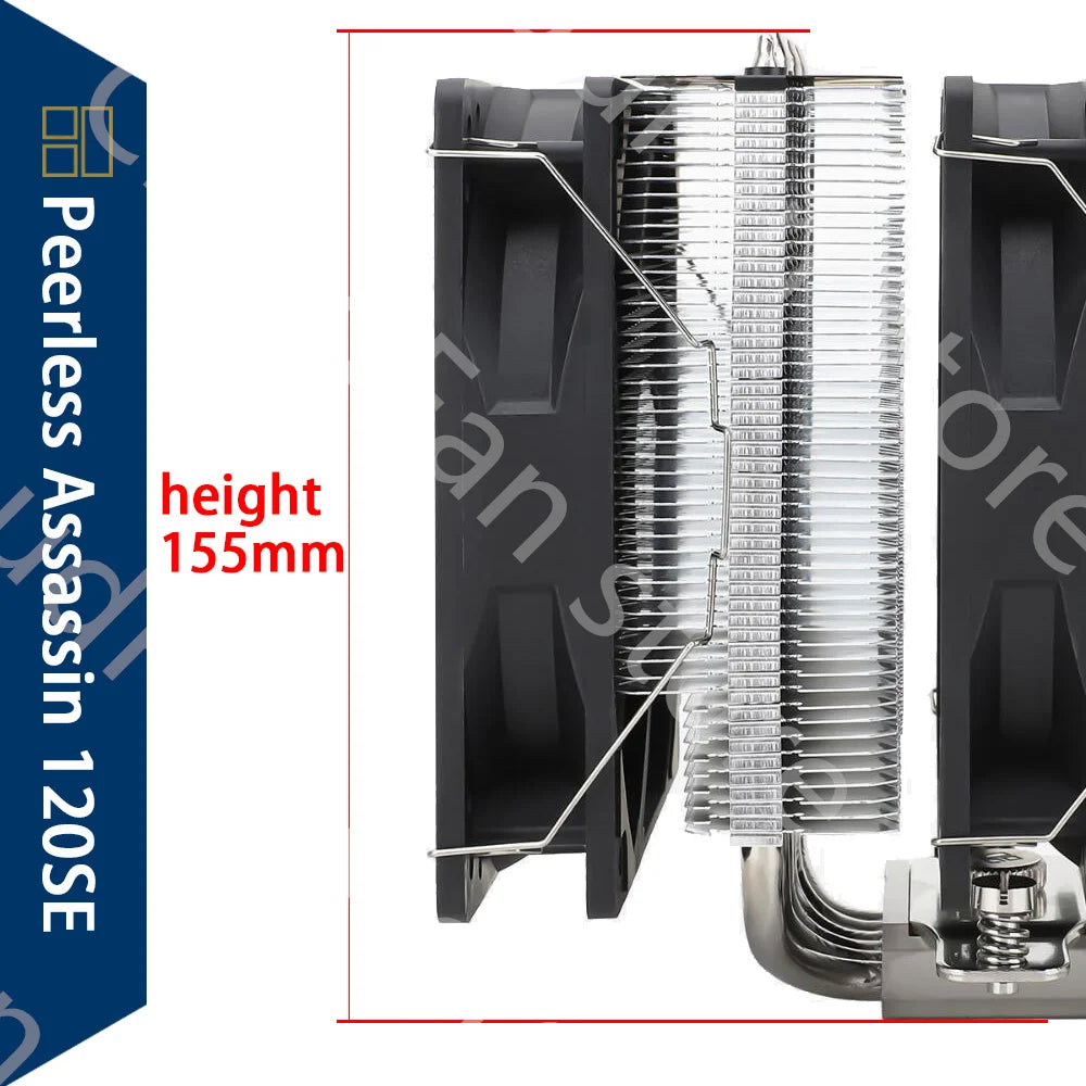 Thermalright Peerless Assassin 120 SE Daul-Tower radiateur CPU à flux latéral LGA1700 1200 AM4 AM5 PA-120SE refroidissement PA120 SE