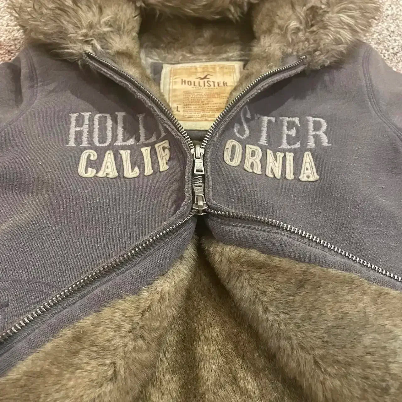 Veste à capuche Vintage décontractée avec fermeture éclair, en coton, chaude, à la mode pour femmes, vêtements Y2k, lettre brodée, sweat-shirt surdimensionné