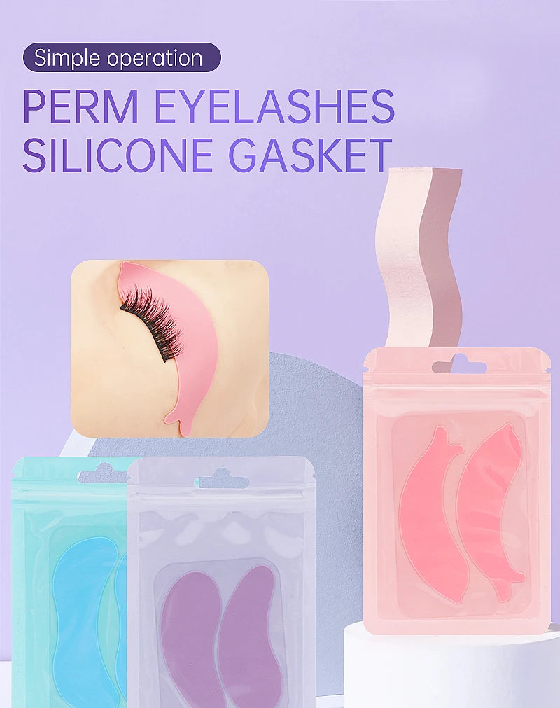Coussinets pour les yeux en Silicone réutilisables, Patch de Gel sous les yeux, greffage de cils, outils de maquillage de beauté, fournitures d'extension de cils