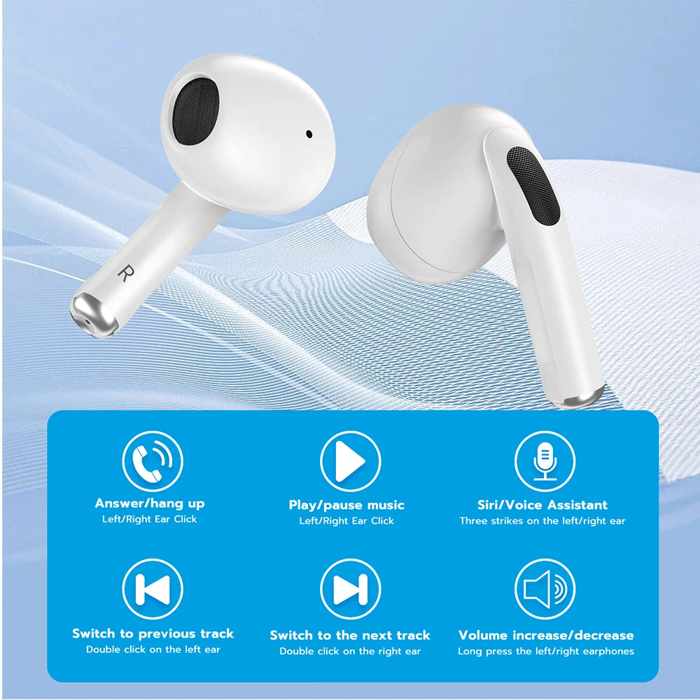Bettdow Fones De Ouvido Sem Fio Bluetooth 5.3 Esportes, blanc