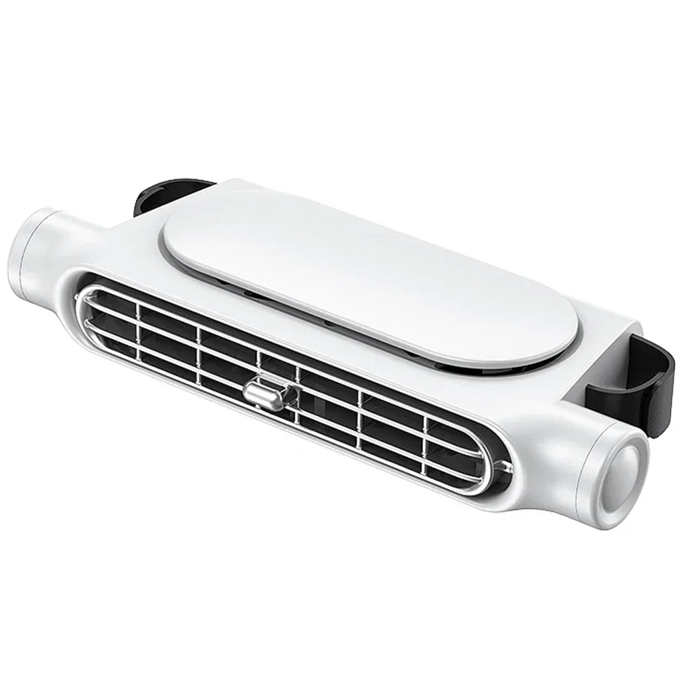 Ventilateur Portable pour Siège de Voiture, 3 Vitesses Réglables, Repose-Sauna, USB 62, pour Passager Avant et Arrière