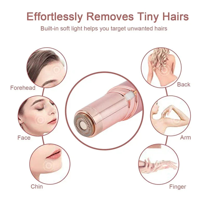 USB Charging Epilator Face Hair Removal Lipstick Shaver Electric Eyebrow Trimmer Women Hair Remover Mini Shaver Epilator