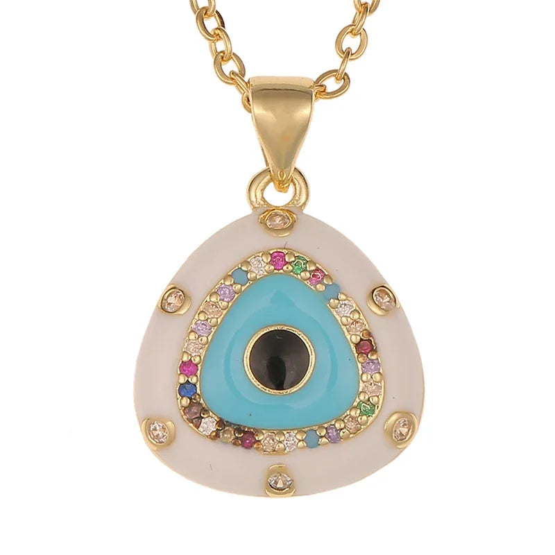 2025 nouveau pendentif la vierge marie Fine CZ cubique zircone collier cuivre chaîne en métal unisexe bijoux religieux cadeau de vacances