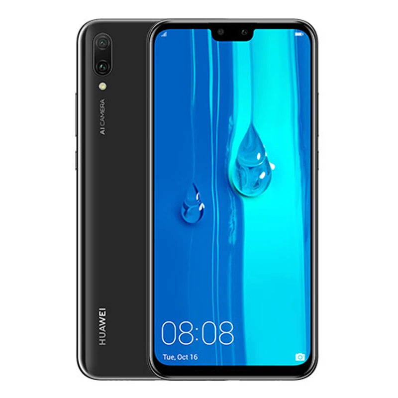 Boom OR Y9-2019 Smartphone Global Firmware 6.5 pouces Caméra frontale 16M Batterie 4000 mAh CPU Haisi Qilin 710 téléphone d'occasion