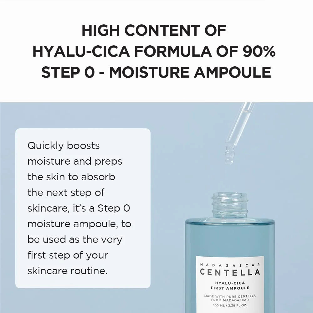 Centella Ampoule Essence Brightening Calming and Repairing Pores Smoothing Facial Moisturize Serum Daily Skin Care Products