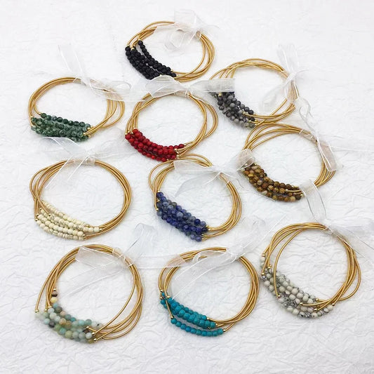 Bracelets colorés pour femmes, style doux et charmant, bijoux de créateurs élégants, bon pour les fêtes