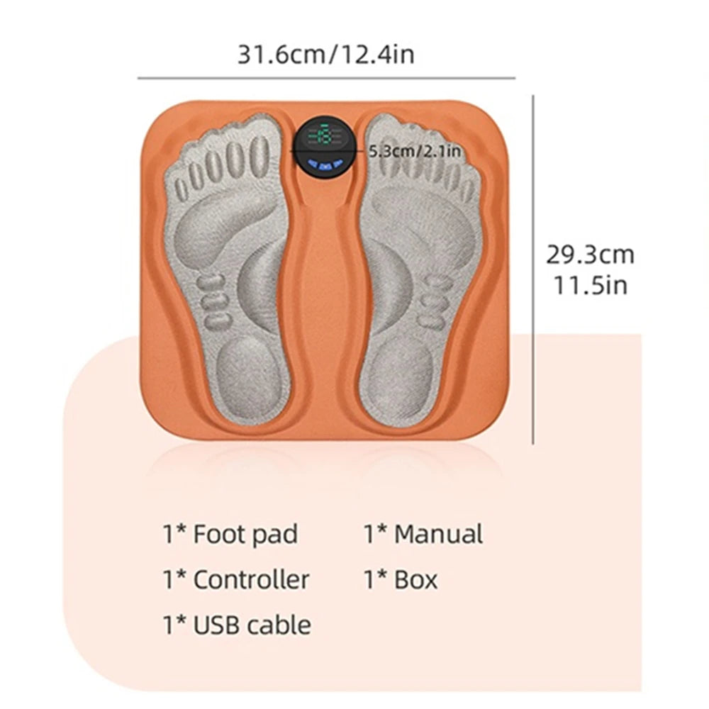 Coussin de Massage des pieds intelligent 3D, masseur de pieds, améliore la Circulation sanguine, relaxation des Muscles, jambes fines, coussinet de pied Rechargeable