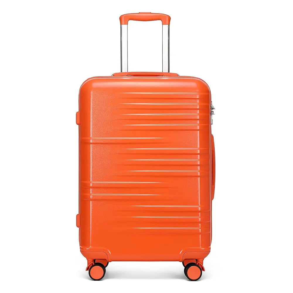 Valise de cabine rigide en PC léger, valise de voyage britannique, 4 roues tournantes, valise à main BLOLock à 3 chiffres