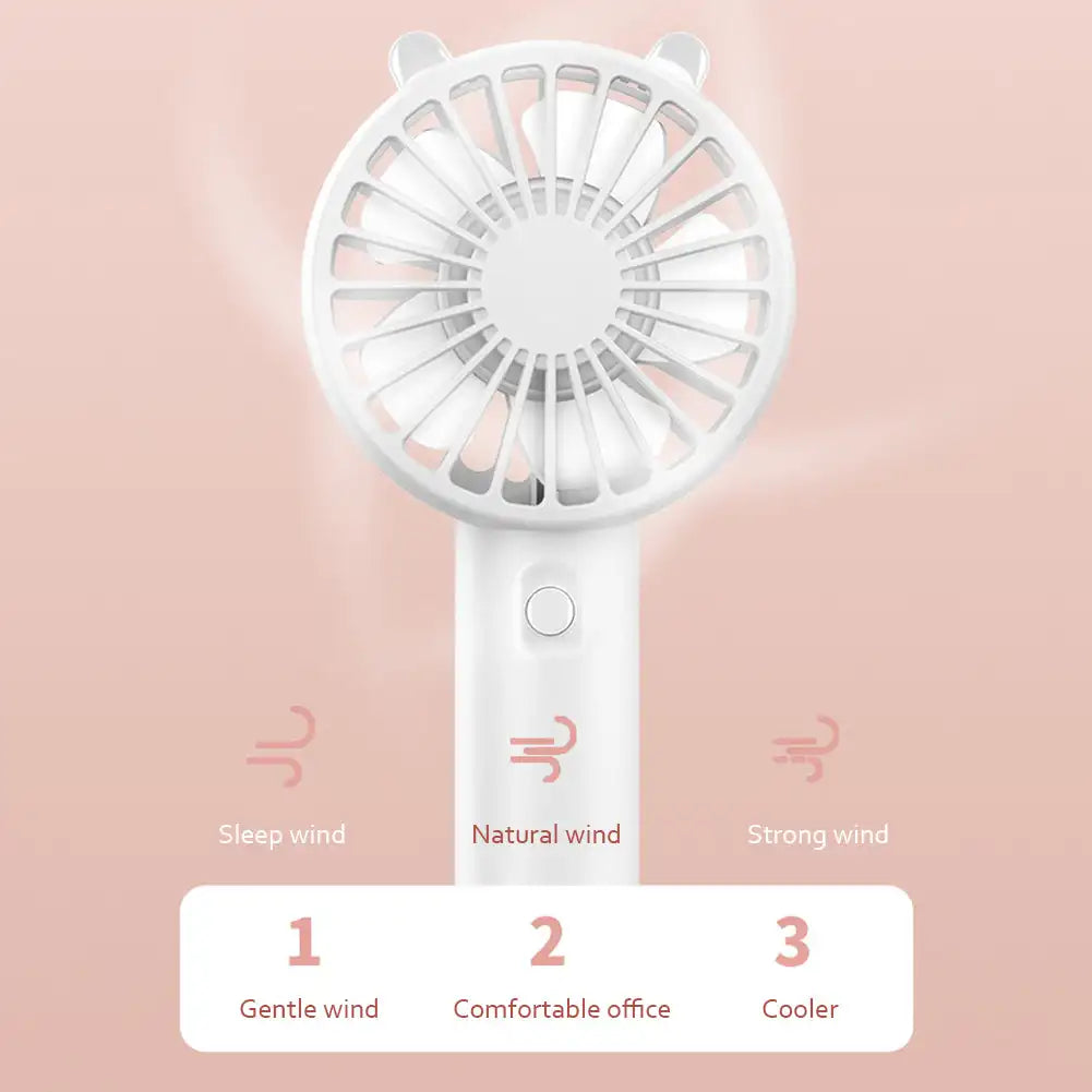 Ventilateur portatif petit ventilateur de refroidissement USB Rechargeable cils muet refroidisseur ventilateur portatif Mini USB Rechargeable bureau