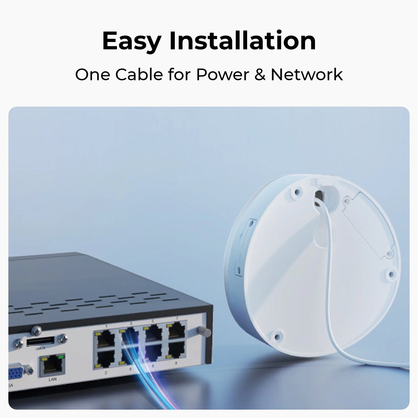 Reolink 8MP UHD IK10 Caméra de sécurité PoE anti-vandalisme Caméra IP extérieure 4K 125 °   Caméras de surveillance étanches grand angle IP67